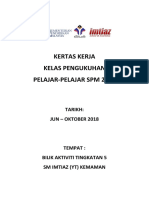 14) Kertas Kerja Kelas Pengukuhan Guru Dalaman 2018