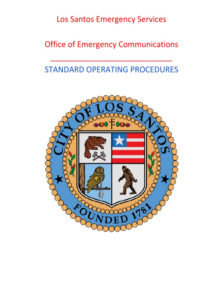 Communications Department Sops | PDF | Dispatcher | 9 1 1