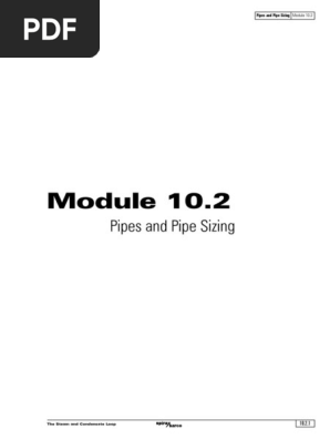 Pipe Sizing