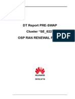DT Report PRE-SWAP Cluster SE - 022