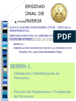 Formulacion de Proyectos en La Construccion