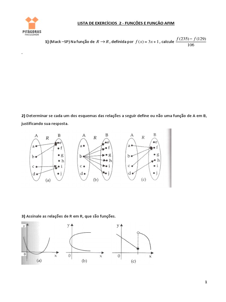Função Afim Exercícios Resolvidos Pdf – KFRPCC