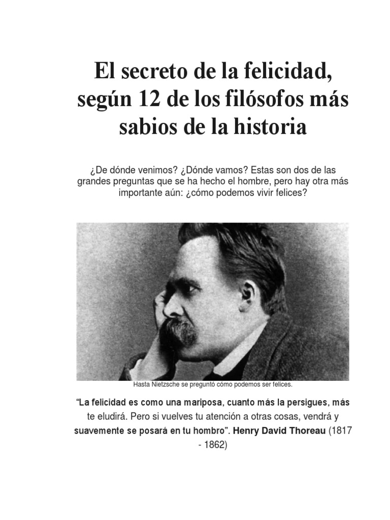 El Secreto de La Felicidad | PDF