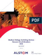 Média Tensão de Comutação Dispositivos de Vácuio HVX Disjuntores (En) PDF