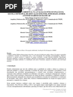 A PERCEPÇÃO AMBIENTAL NA AVALIAÇÃO PÓS-OCUPAÇÃO DA ESCOLA MUNICIPAL DE EDUCAÇÃO INFANTIL INTEGRADA (EMEII) ANTONIO DAIBEM EM BAURU-SP