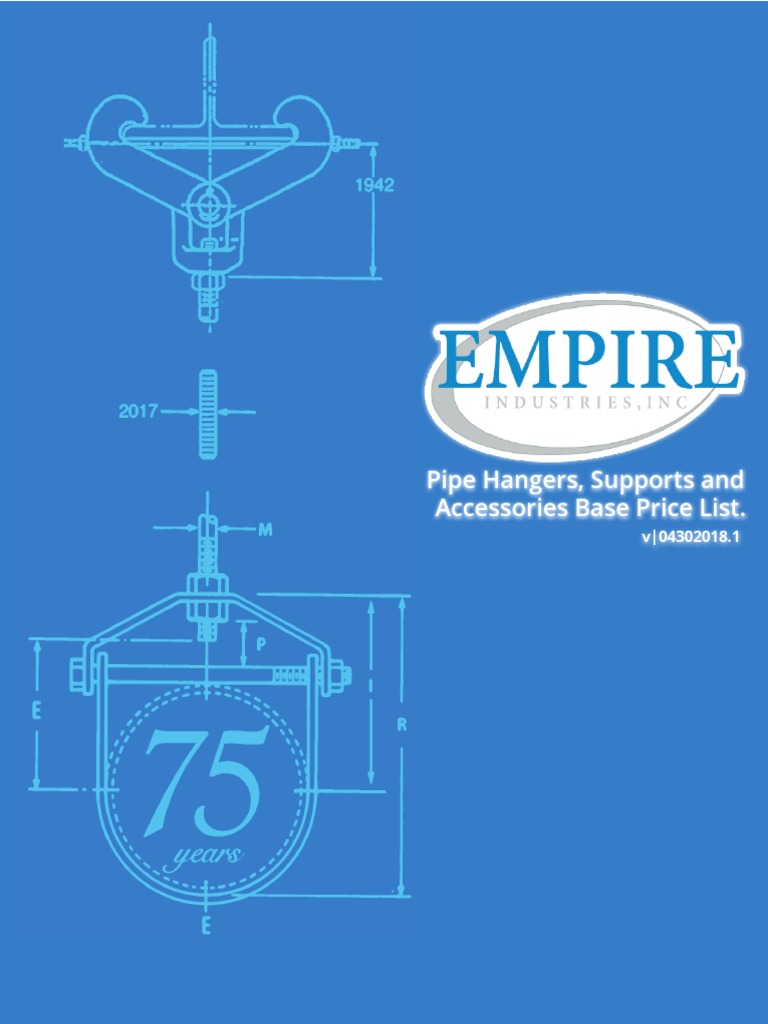 Pipe Hangers & Supports Pricing | PDF | Galvanization | Pipe (Fluid ...