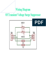 Wiring Diagram of Transient Voltage Surge Suppressor