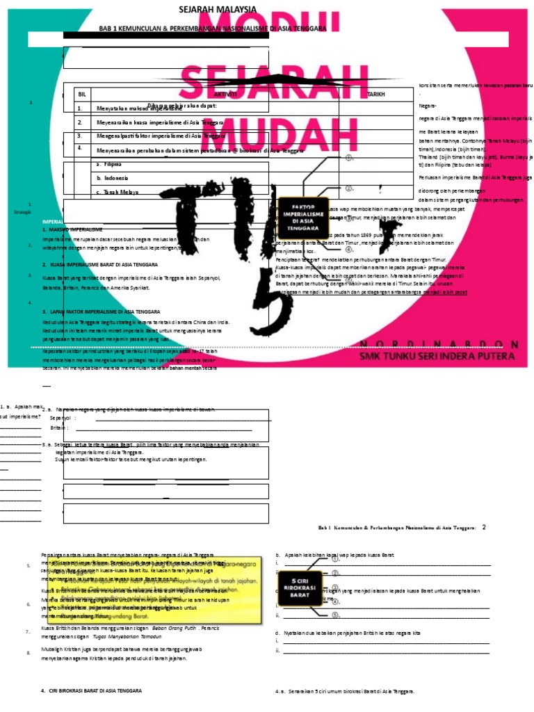Modul Mudah Sejarah Ting 5 2018 Pdf