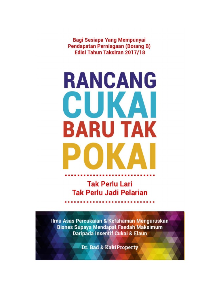 Rancang Cukai Baru Tak Pokai Pdf