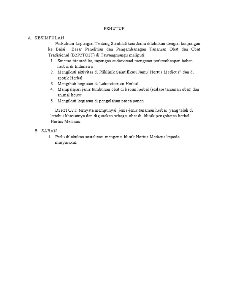PENUTUP laporan PENUTUP laporan