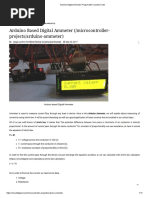 Arduino Digital Ammeter Project With Circuit & Code