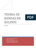 Teoria de Bandas en Solidos