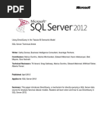 Directquery in the Tabular Bi Semantic Model