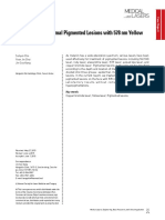 Treatment of Epidermal Pigmented Lesions With 578 NM Yellow Laser