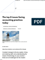 The Top 8 Issues Facing Accounting Practices Today