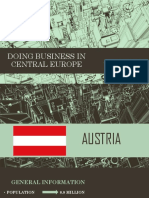 Doing Business in Central Europe: Cultural Norms in Austria, Slovenia, Czech Republic and Slovakia