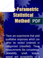 Non-Parametric Statistical Methods