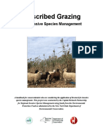 Prescribed Grazing for Invasive Species Management (V 1)