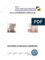 Thermodynamics Lab Manual