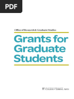 Grants For Graduate Students