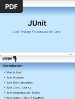 Unit Testing For Java