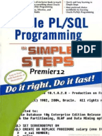 Oracle PL - SQL Programming in Simple Steps