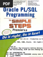 Oracle PL - SQL Programming in Simple Steps