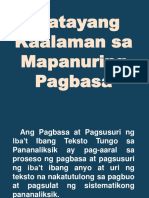 Dokumen - Tips Batayang Kaalaman Sa Mapanuring Pagbasa