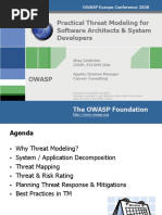 AppSecEU08 Threat Modeling AppSecEU08 v 9 2