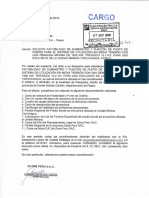 Cargo de Solicitud de Factibilidad y Pto de Diseño Mina Yaruchagua PDF