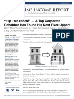 Lifetime Income Report: "Flip This Stock!" - A Top Corporate Rehabber Has Found His Next Fixer-Upper!