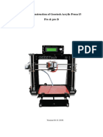 Acrylic I3 Pro B 3D Printer Building Instruction