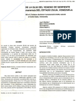 Determinacion de La DL50 en Veneno de Serpiente de Venezuela PDF