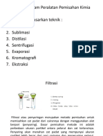 Macam-Macam Teknik Pemisahan Kimia