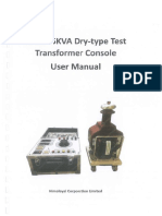 Manual Test Transformer Console