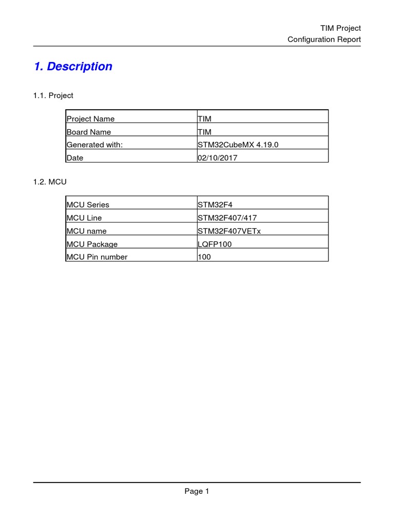 Description: TIM Project Configuration Report | PDF | Classes Of ...