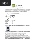 Exercícios - Espelhos Esféricos