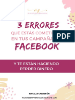 Tres Errores en Las Campañas de Facebook