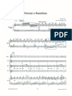 "Dormi o bambino" Tradicional, Arr.