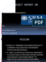 Mini Project Report On Pepsi: (Strategic Management)