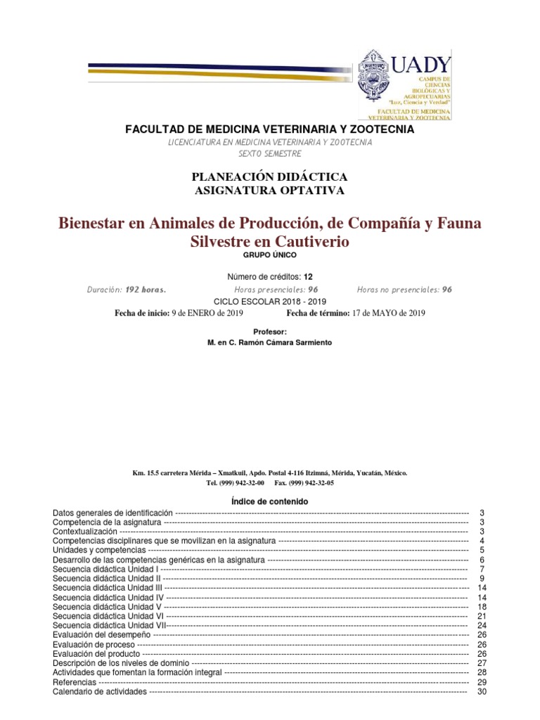 Bienestar en Animales de Producción CCBA | PDF | Medicina Veterinaria ...