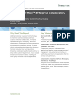 The Forrester Wave™ - Enterprise Collaboration, Q4 2016