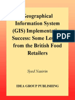 Geographical Information System (GIS) Implementation Success_ Some Lessons From the British Food Retailers
