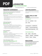 Cgillenwater Resume