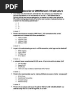 Microsoft Windows Server Network Infrastructure