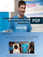 Leopoldo Lares Sultán - Fundación de Messi Dona 100.000 para Repartir 300 Mochilas Sanitarias
