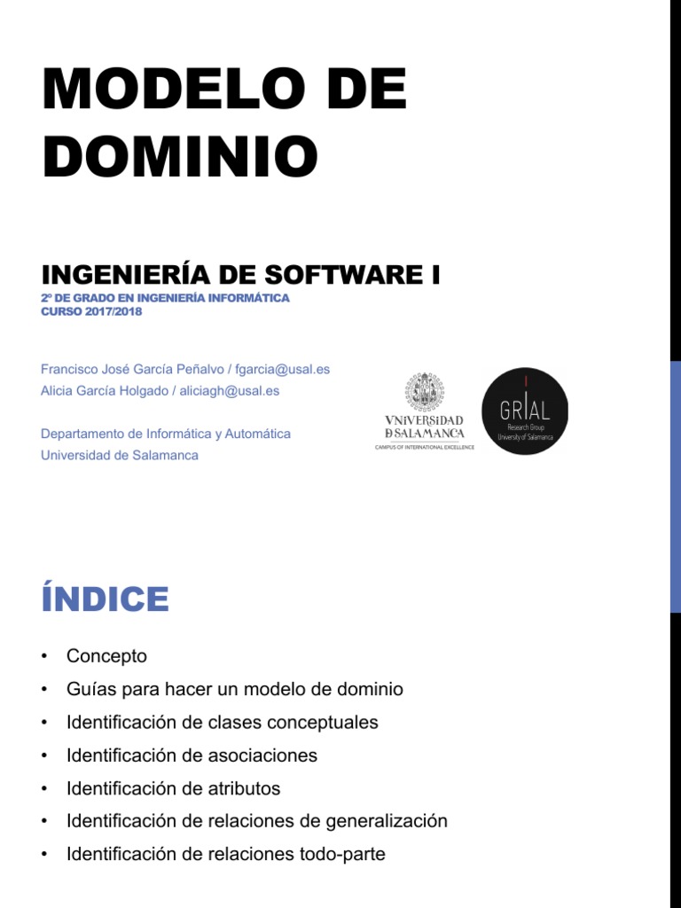 Modelo de Dominio en Ingeniería de Software | PDF | Objeto (informática ...