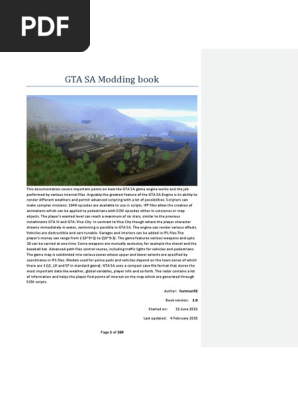Gta Sa Modding Book 1 0 Data Type Computer Data Storage