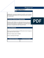 Project Charter: Project Title: Case Study 2