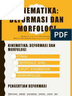 KINEMATIKA: DEFORMASI DAN MORFOLOGI